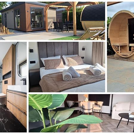 'Relax Lodge Sea' - Wellness Lodge In Zeeland - Private Sauna - Airco - Garden - Outdoor Swimming Pool - Free Wifi, Towels & Bed Linen Heinkenszand Luaran gambar