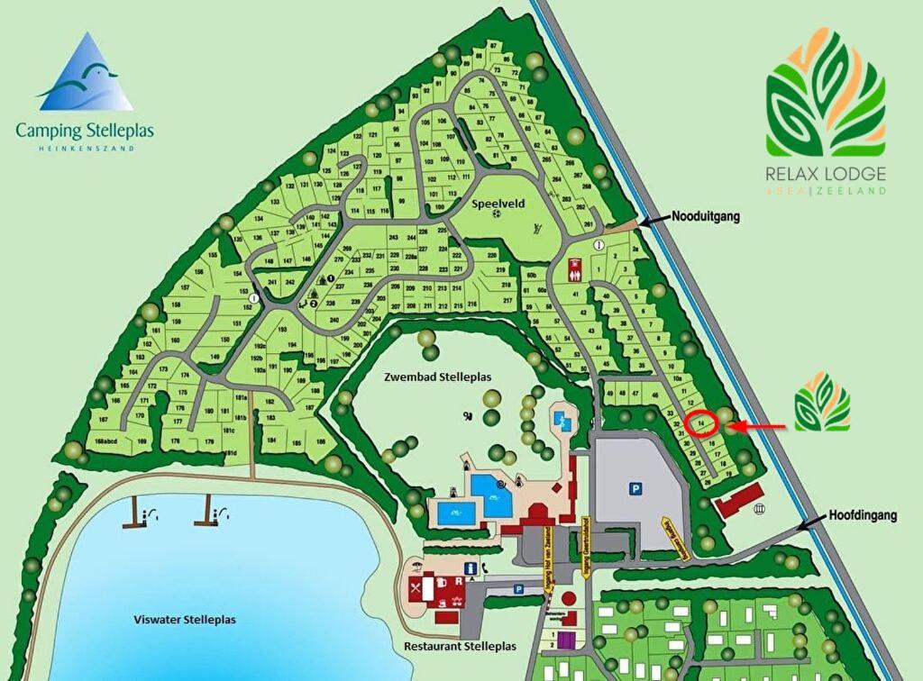 'Relax Lodge Sea' - Wellness Lodge In Zeeland - Private Sauna - Airco - Garden - Outdoor Swimming Pool - Free Wifi, Towels & Bed Linen Heinkenszand Luaran gambar