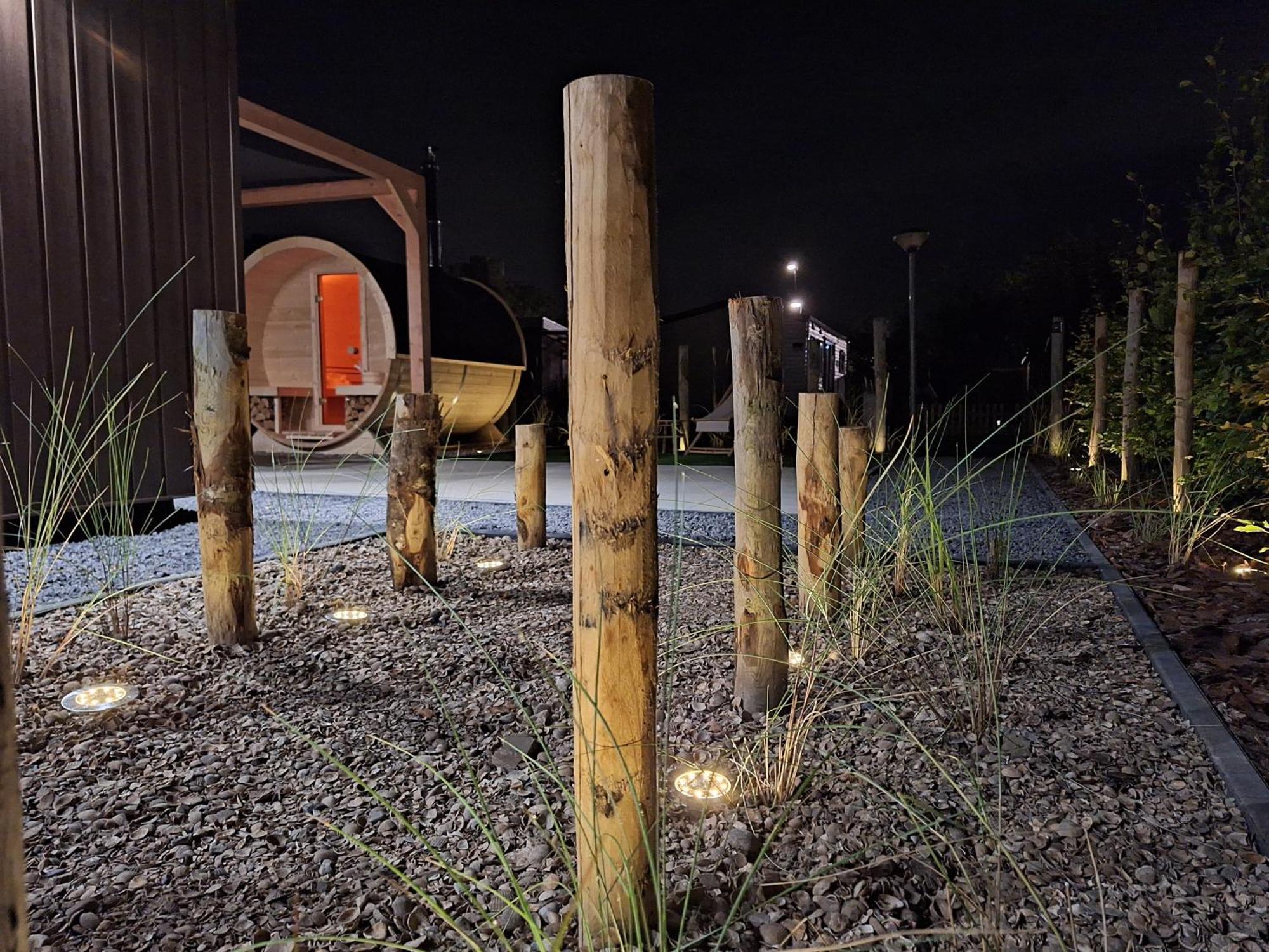 'Relax Lodge Sea' - Wellness Lodge In Zeeland - Private Sauna - Airco - Garden - Outdoor Swimming Pool - Free Wifi, Towels & Bed Linen Heinkenszand Luaran gambar