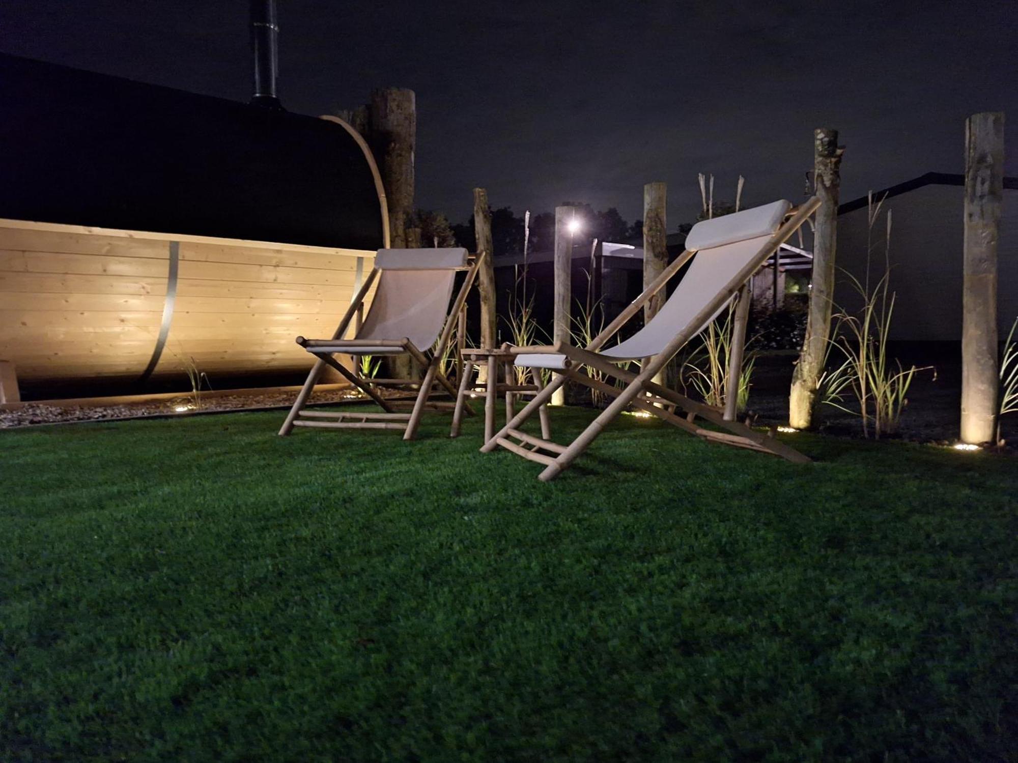 'Relax Lodge Sea' - Wellness Lodge In Zeeland - Private Sauna - Airco - Garden - Outdoor Swimming Pool - Free Wifi, Towels & Bed Linen Heinkenszand Luaran gambar