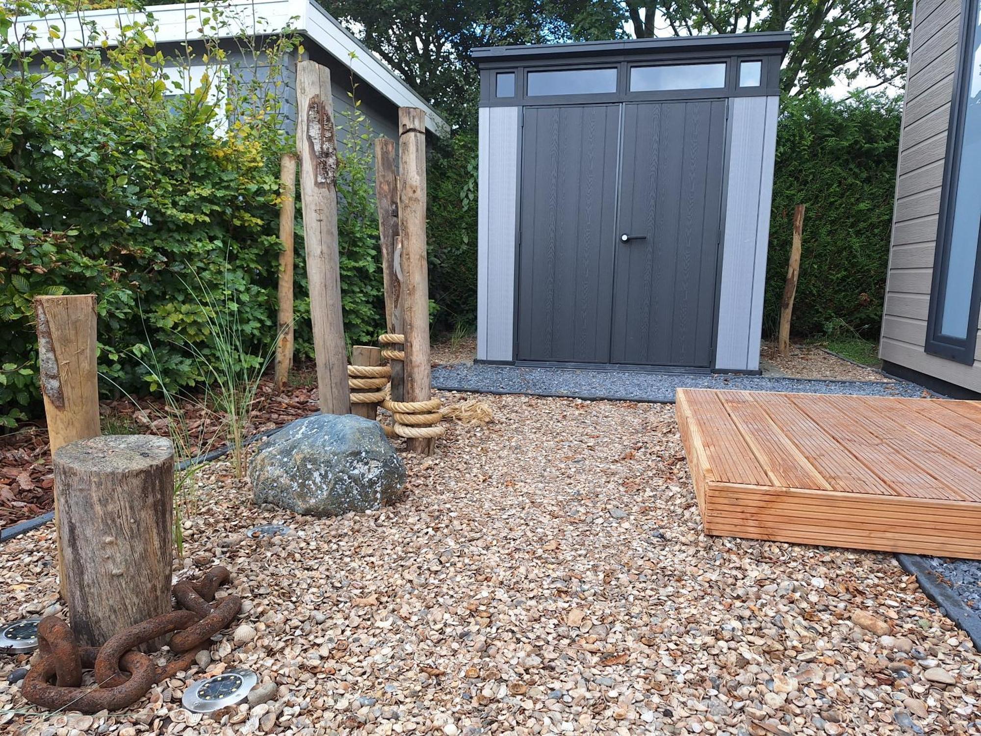 'Relax Lodge Sea' - Wellness Lodge In Zeeland - Private Sauna - Airco - Garden - Outdoor Swimming Pool - Free Wifi, Towels & Bed Linen Heinkenszand Luaran gambar