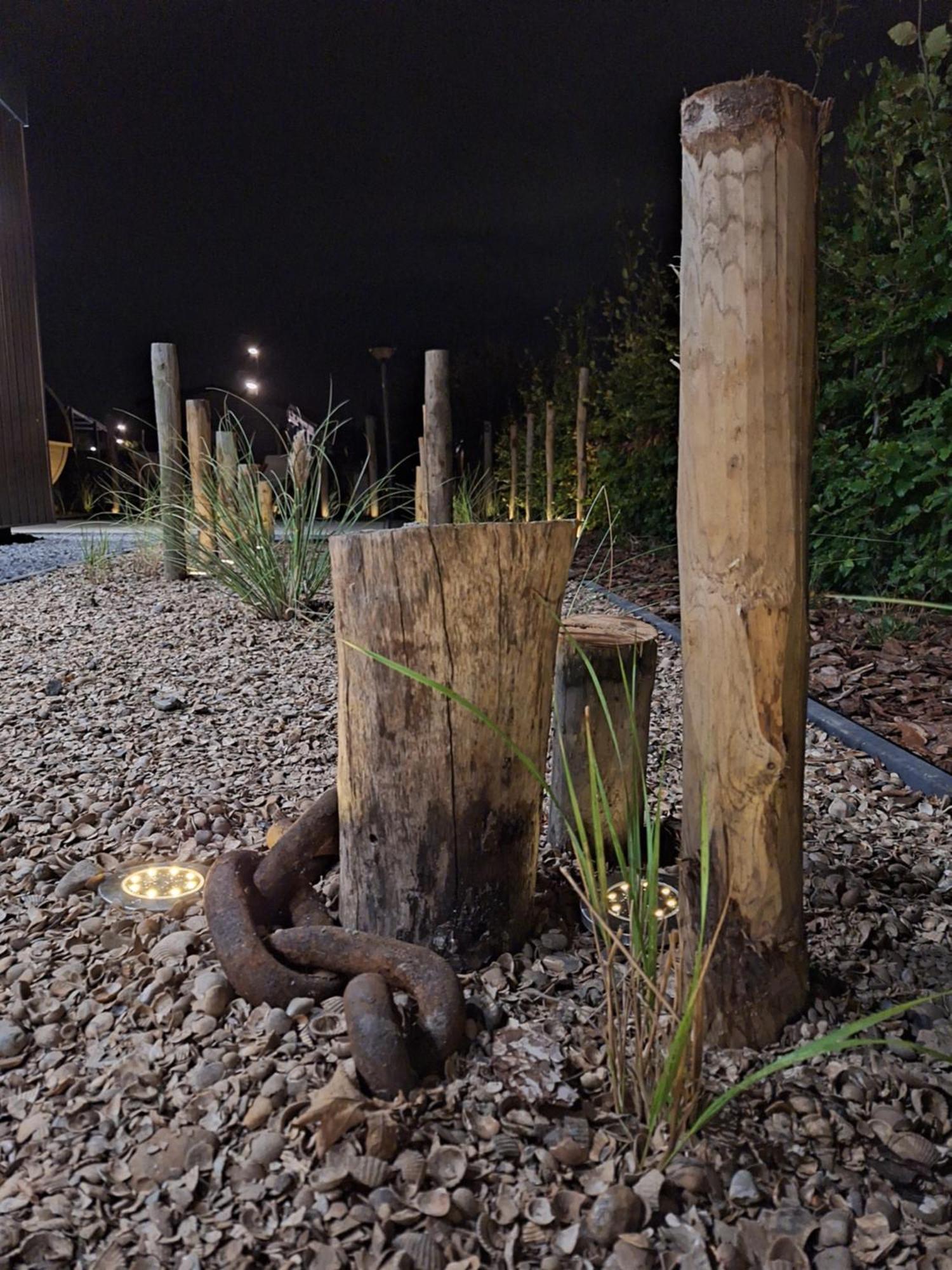 'Relax Lodge Sea' - Wellness Lodge In Zeeland - Private Sauna - Airco - Garden - Outdoor Swimming Pool - Free Wifi, Towels & Bed Linen Heinkenszand Luaran gambar